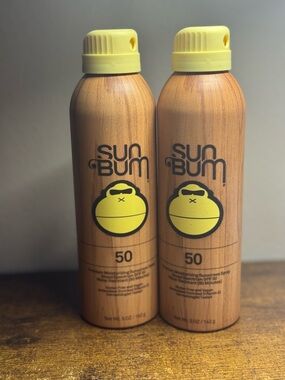Sun Bum Sunscreen Spray, 6 OZ, SPF 50 pack of 2 bundle